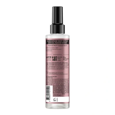 Gliss Serum Deep Repair Onarıcı Sıvı Saç Bakım Kremi -8